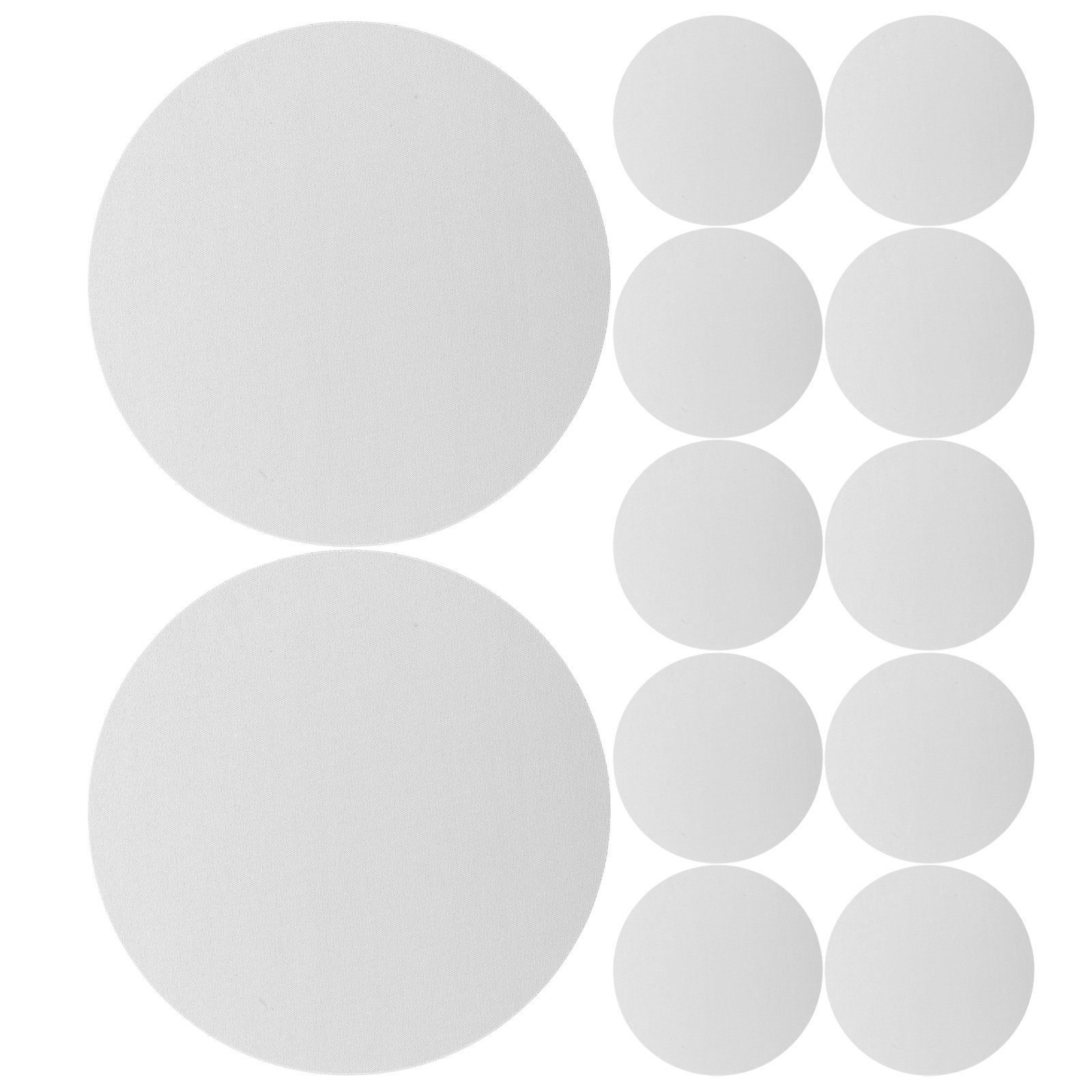Mouse Pad Blank Sublimation - แผ่นรองเมาส์ทรงกลมสำหรับพิมพ์ลายซับลิเมชัน 12 ชิ้น หนา 2 มม.