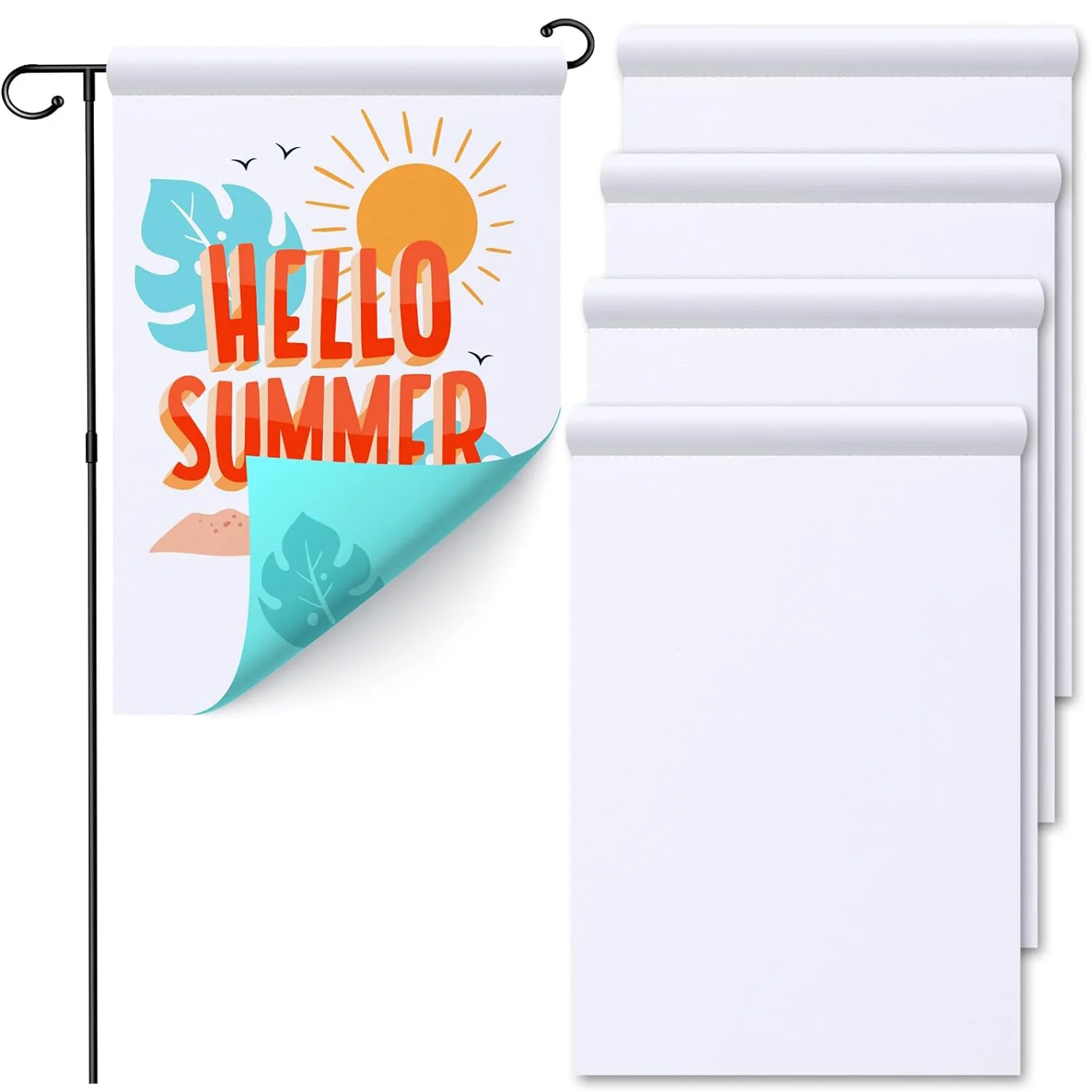 5ชิ้นธงสวนว่างสองด้านสำหรับการ - Yard Sign Blank บทวิจารณ์และราคา