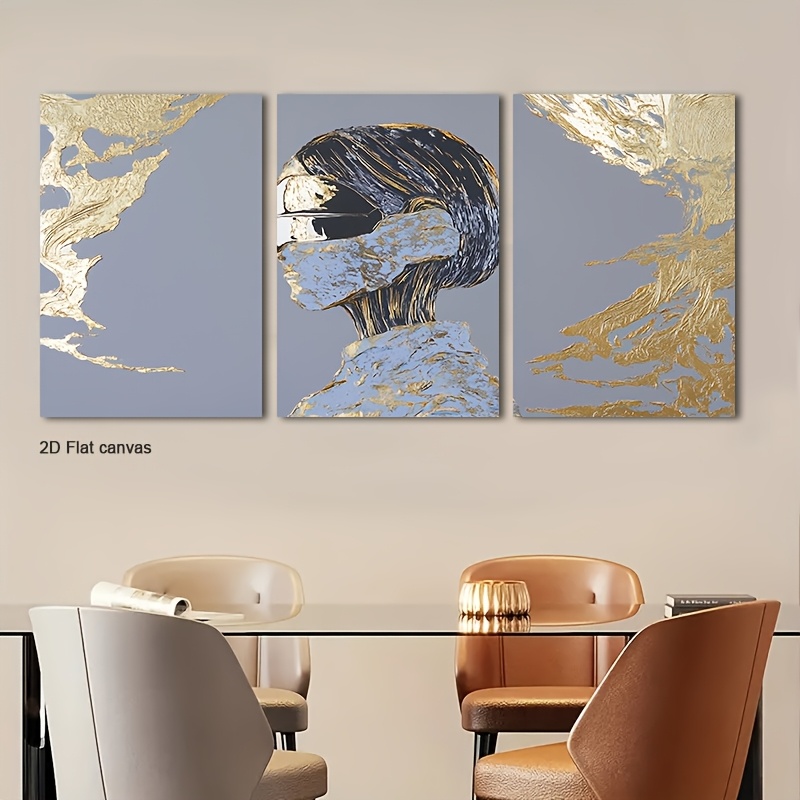 ผ้าใบไร้กรอบ 3 ชิ้น - ภาพวาดผน - Canvas Wrap Ready บทวิจารณ์และราคา