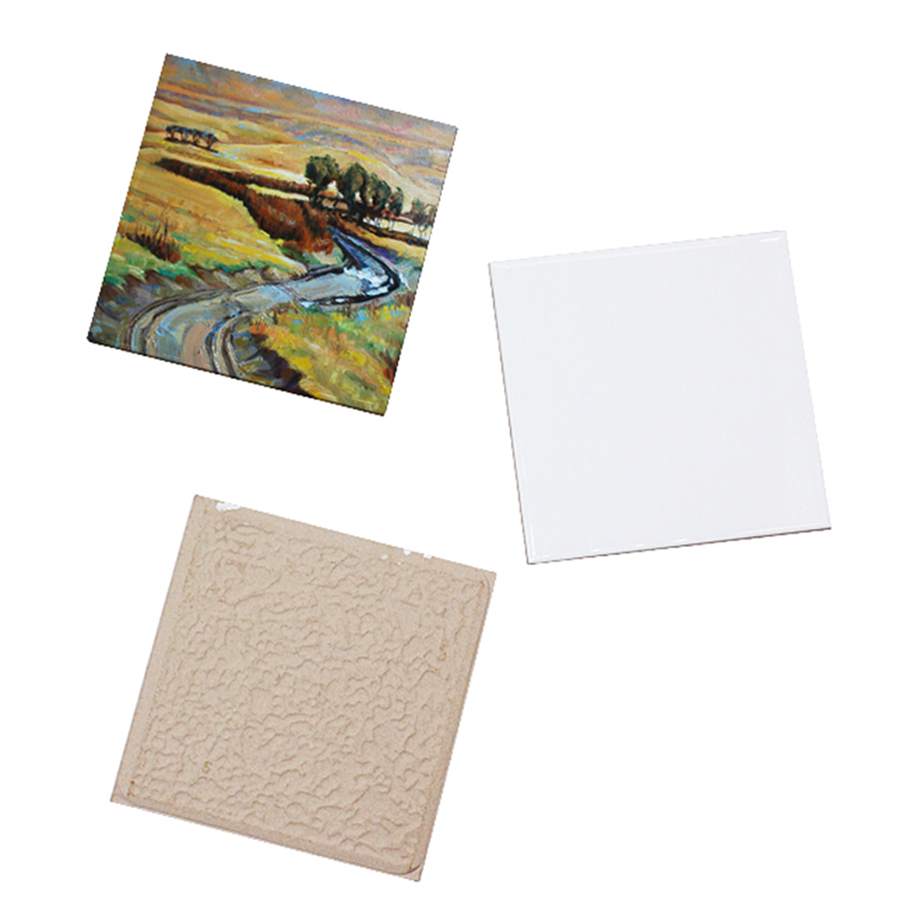 20 ชิ้น กระเบื้องสี่เหลี่ยมสีข - Ceramic Tile Blank บทวิจารณ์และราคา
