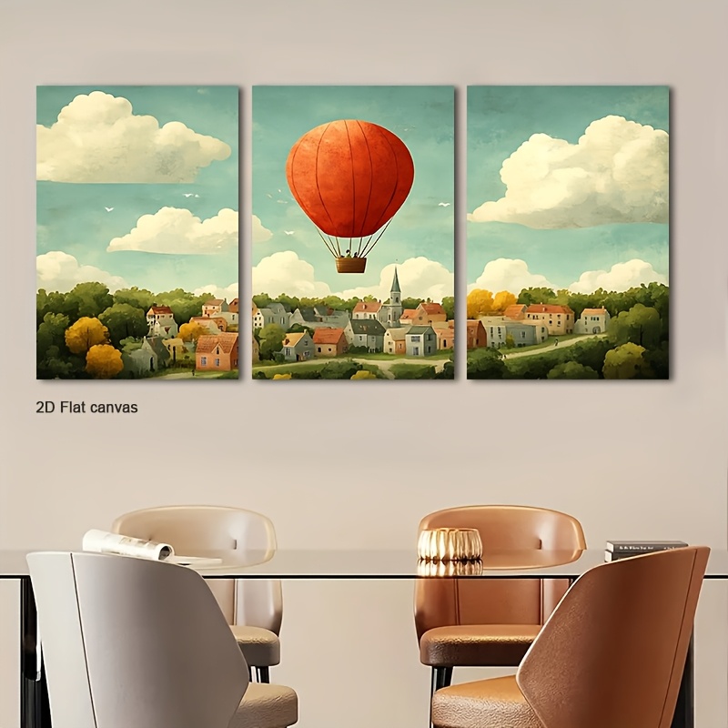 ภาพวาดบนผ้าใบไร้กรอบ 3 ชิ้น พร - Canvas Wrap Ready บทวิจารณ์และราคา