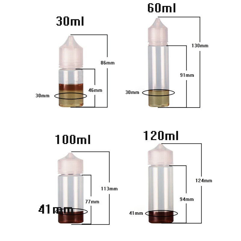 5pcs 30 ml/60 ml/100 ml/120 ml - Water Bottle Blank บทวิจารณ์และราคา