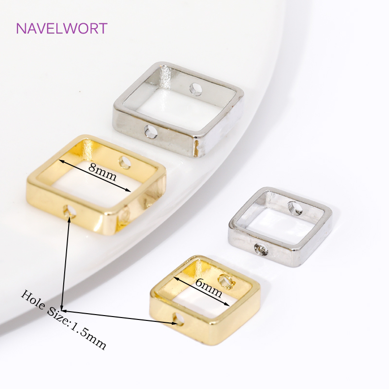 14 K/18 K Gold Plated ลูกปัดกร - Metal Photo Panel บทวิจารณ์และราคา
