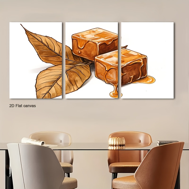 ภาพพิมพ์บนผ้าใบไร้กรอบ 3 ชิ้น  - Canvas Wrap Ready บทวิจารณ์และราคา