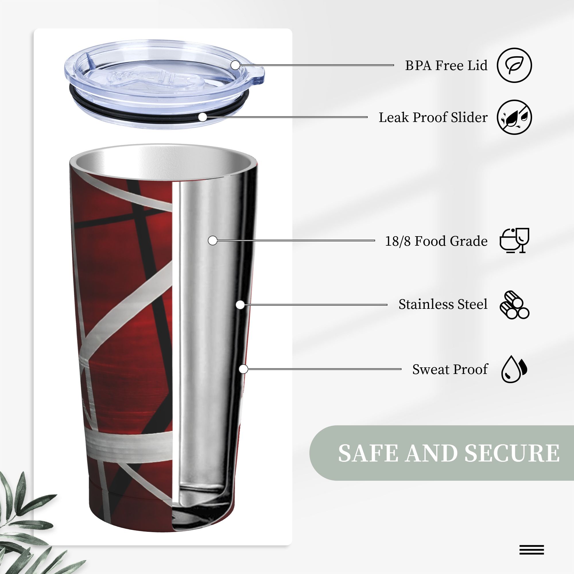 แก้วน้ำเก็บความร้อน V-Van Hale - Tumbler 20Oz White บทวิจารณ์และราคา