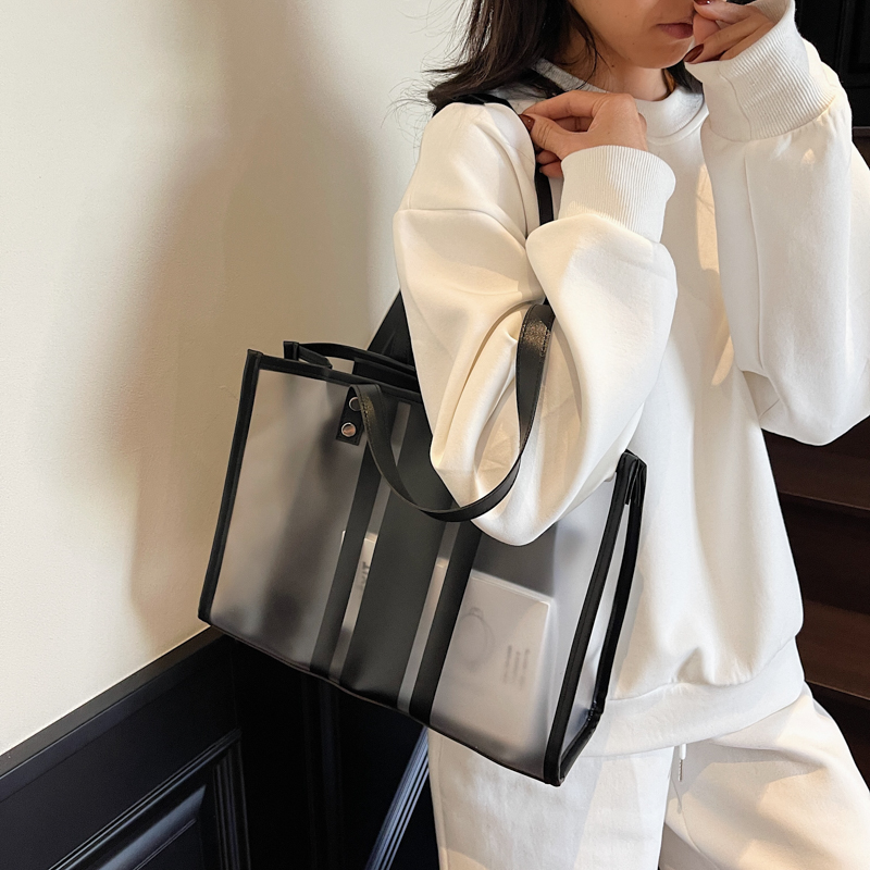 2025 ฤดูร้อนร้อนโปร่งใสไหล่กระ - Tote Bag Sublimation บทวิจารณ์และราคา